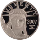 Platinum American Eagle Bullion Coin Obverse