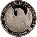 Platinum American Eagle Bullion Coin Reverse