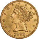 $5 Liberty Coin Obverse